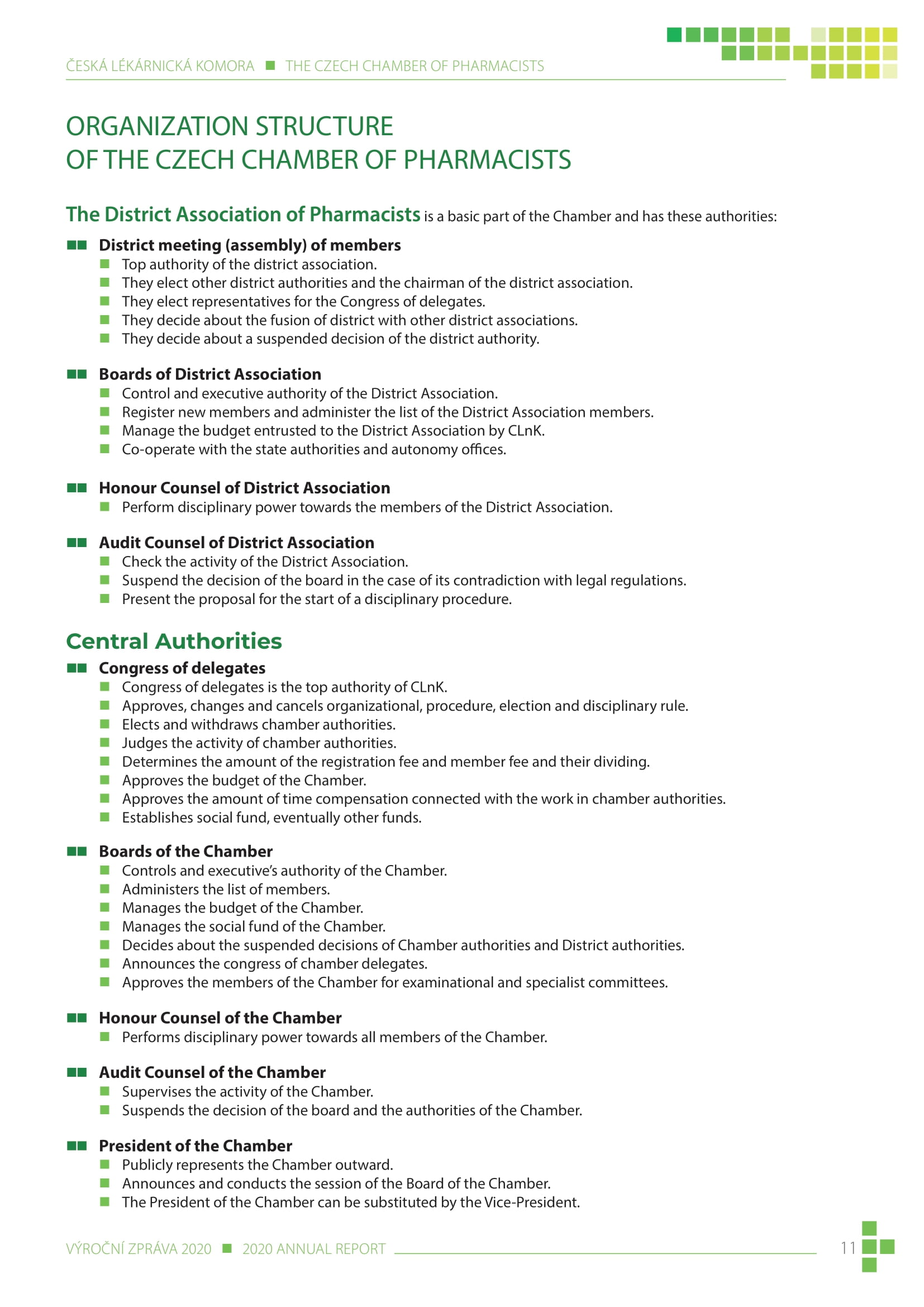 výroční zpráva české lékárnické komory za rok 2020 - obrázek 11